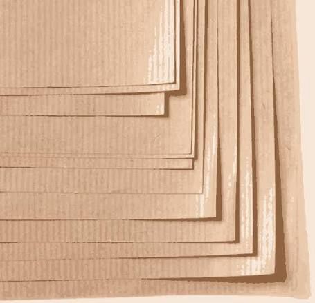 MG Ribbed Kraft Paper